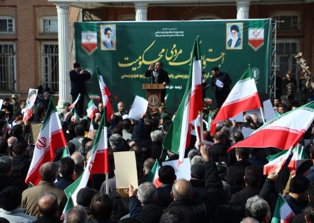 حضور حماسی مردم ارومیه در تجمع ۲۲ دی ماه بر علیه اغتشاش گران