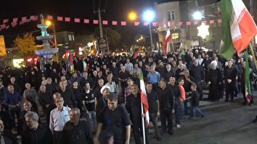 احترام مردم آذربایجان غربی به شهید بزرگ ایران