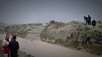 نجات جان سرنشینان دو خودرو در سیلاب روستای تمرسلماس
