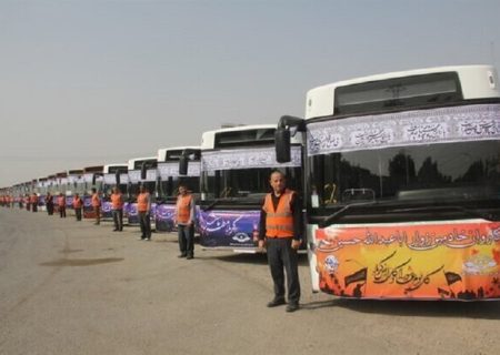 حمل‌ونقل زائران اربعین از کارخانه قند پیرانشهر تا مرز تمرچین رایگان شد